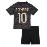 Dres Paris Saint-Germain Ousmane Dembele #10 Tretina pre deti 2023-24 Krátky Rukáv (+ trenírky)